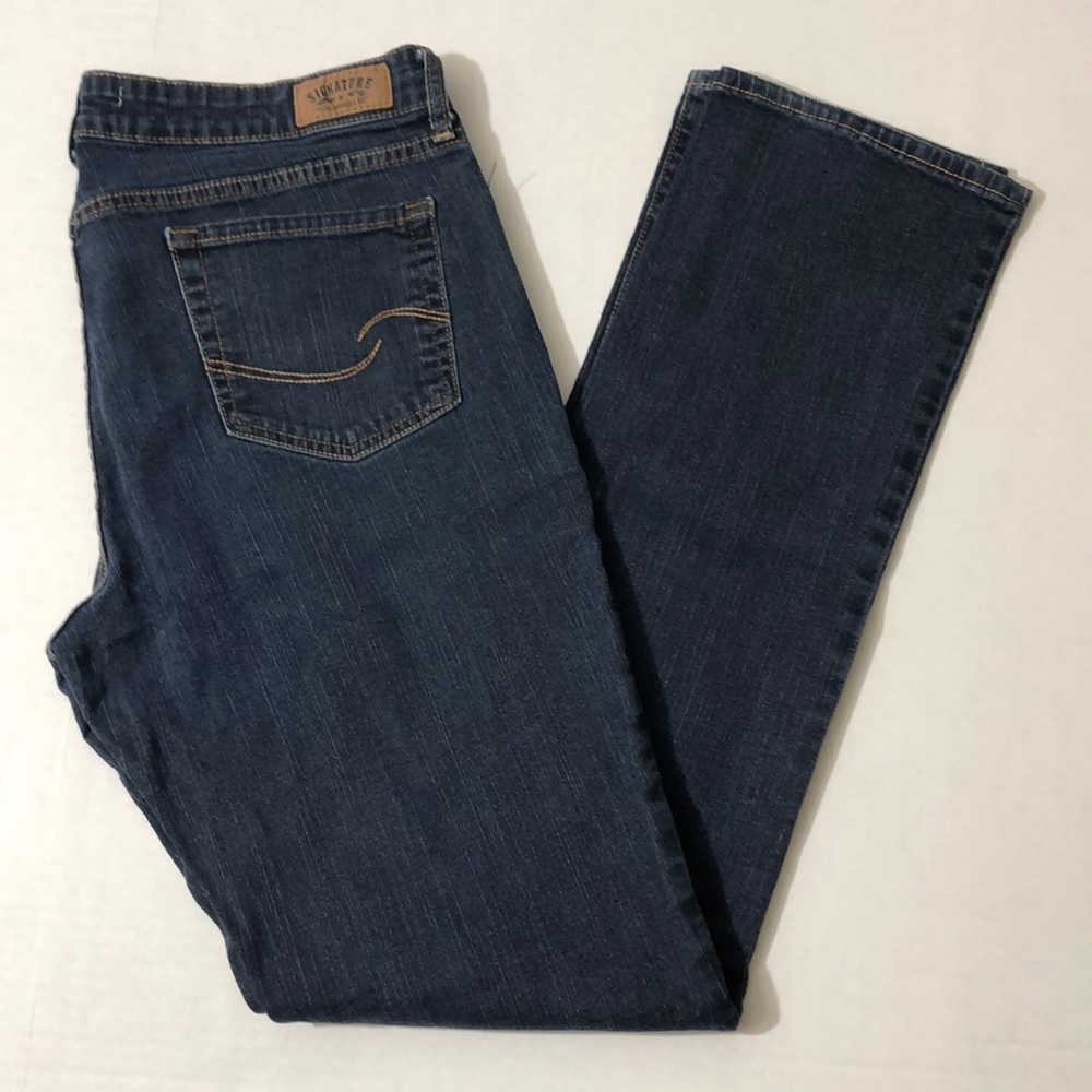 Signature by Levi Strauss dark wash jeans